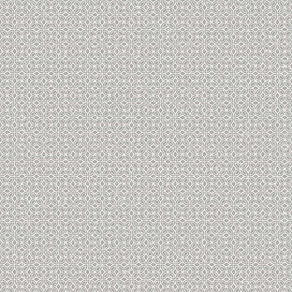 Azulejo - Sintra geometric wallpaper Hohenberger Roll Grey  26881-HTM