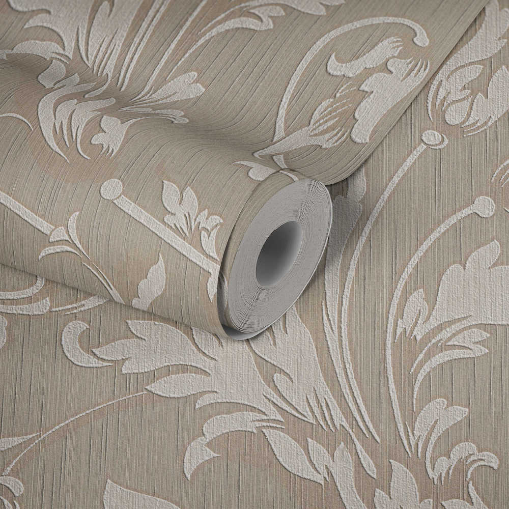 Tessuto - Embossed Filigree textile wallpaper AS Creation    