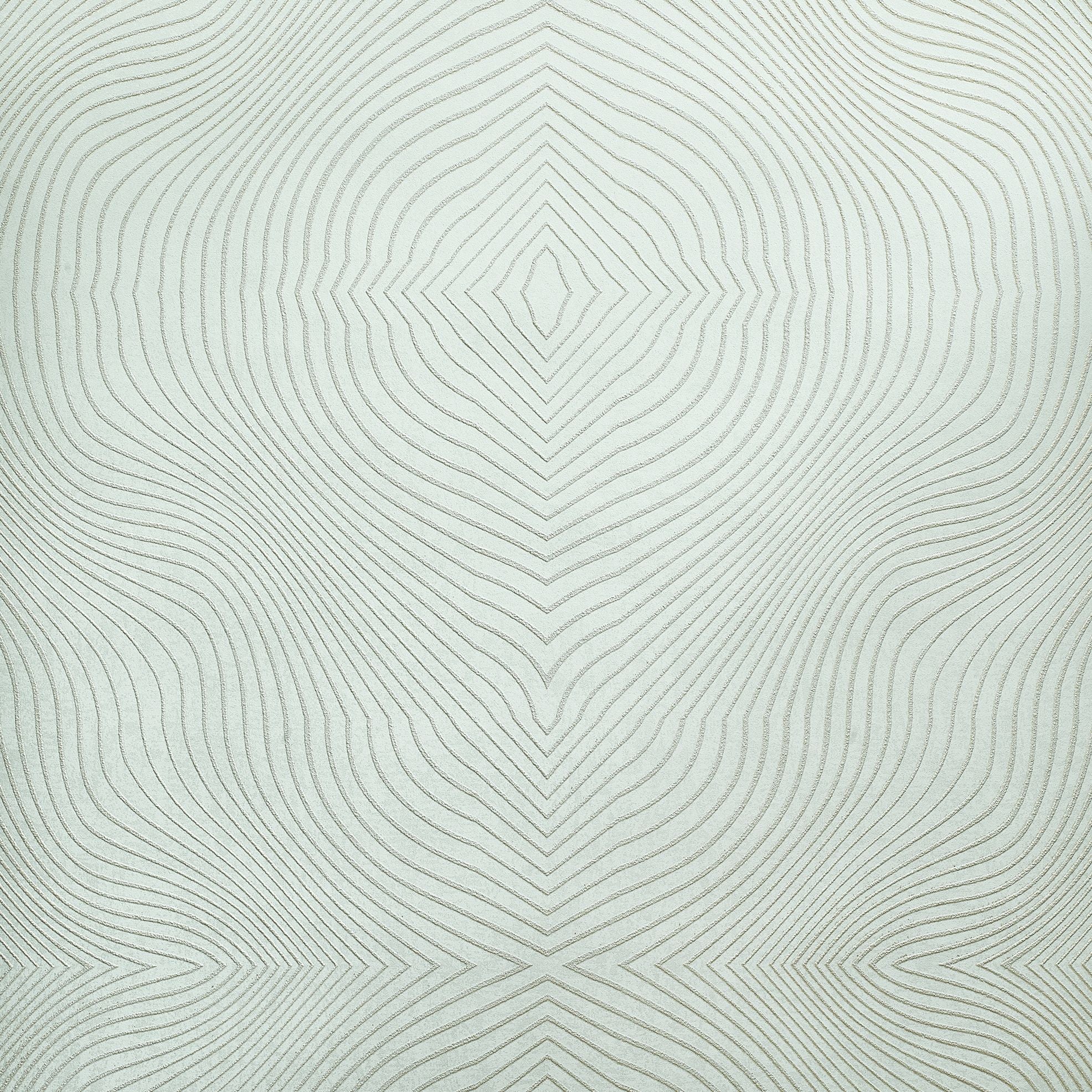 Slow Living - Flow geometric wallpaper Hohenberger Roll Light Green  30032
