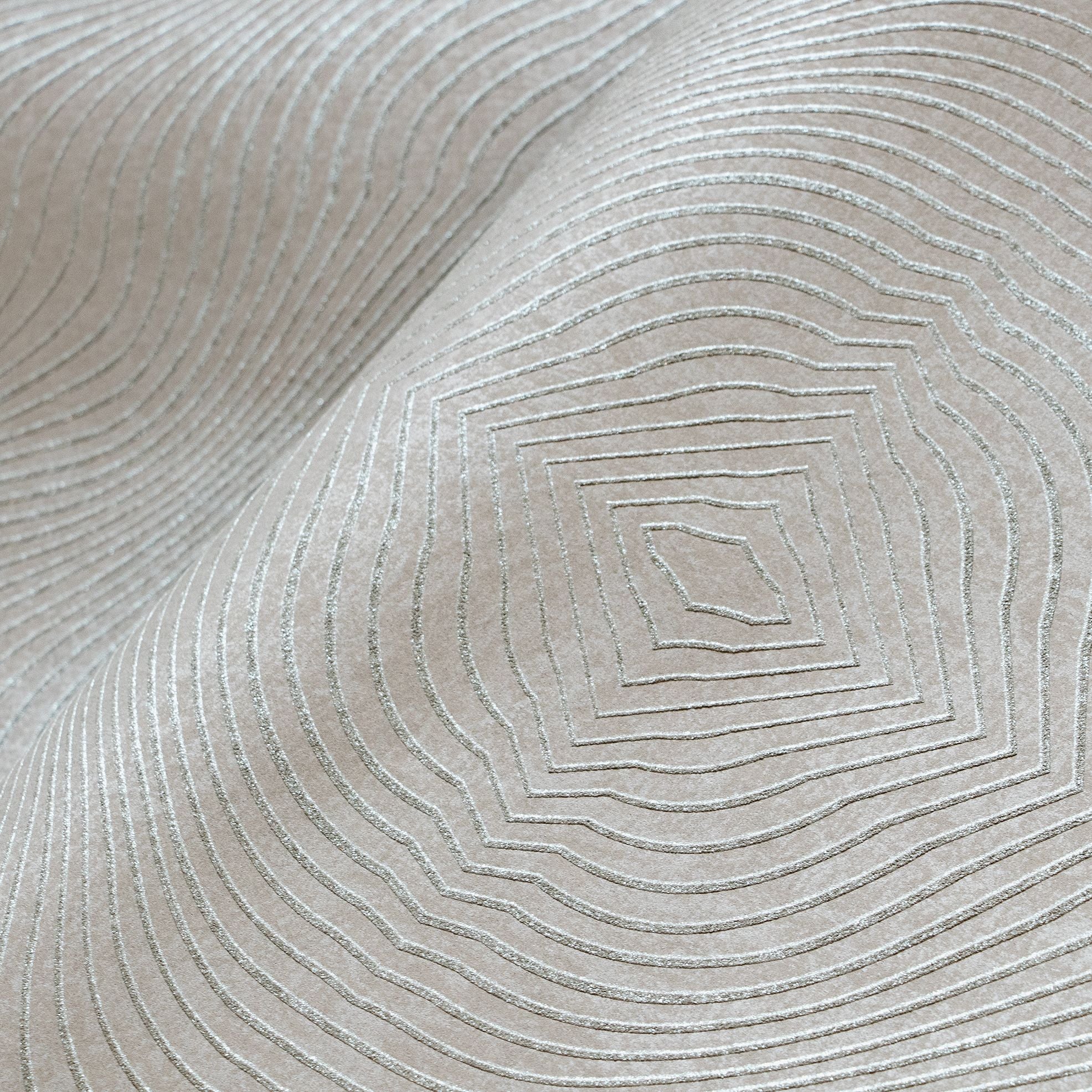 Slow Living - Flow geometric wallpaper Hohenberger    