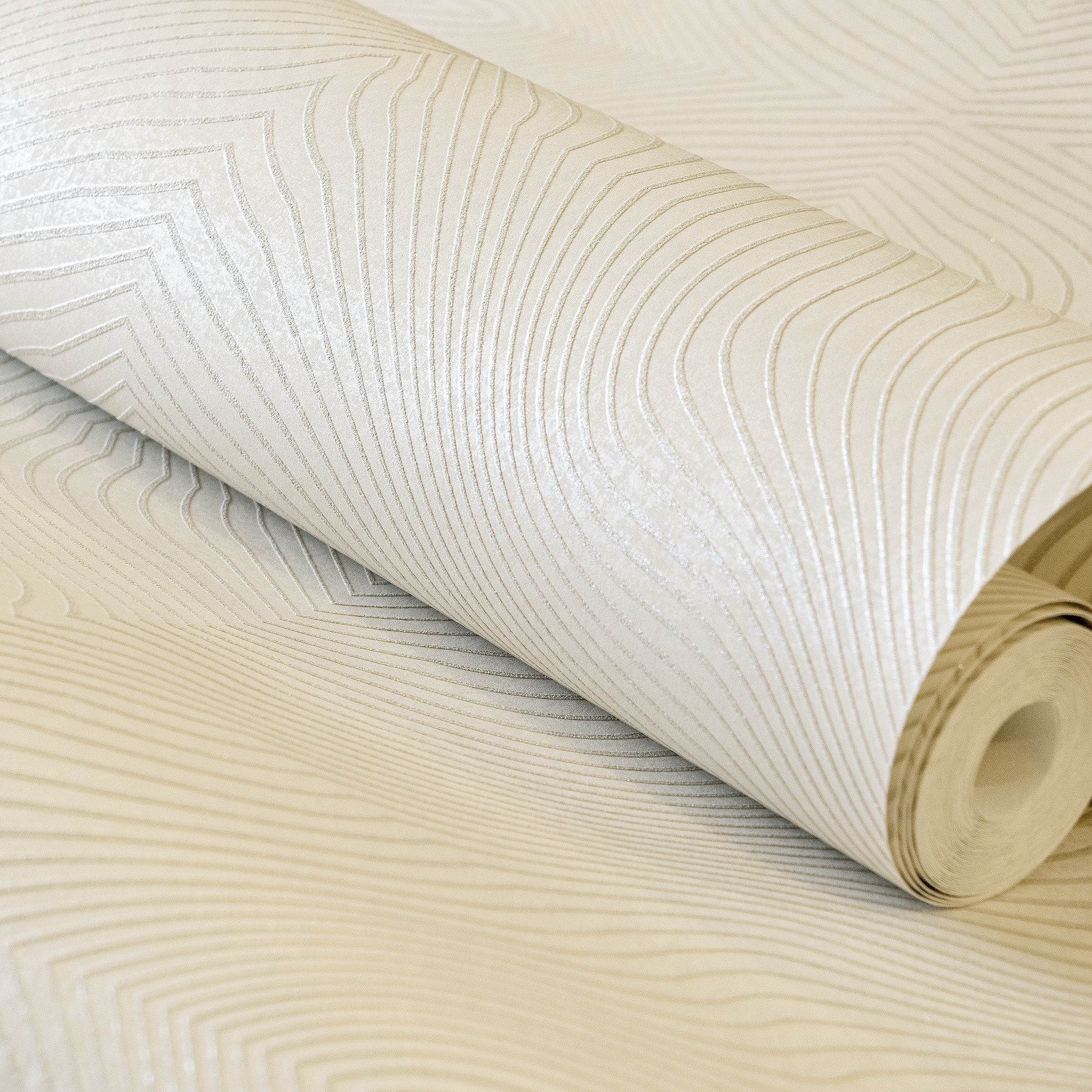 Slow Living - Flow geometric wallpaper Hohenberger    