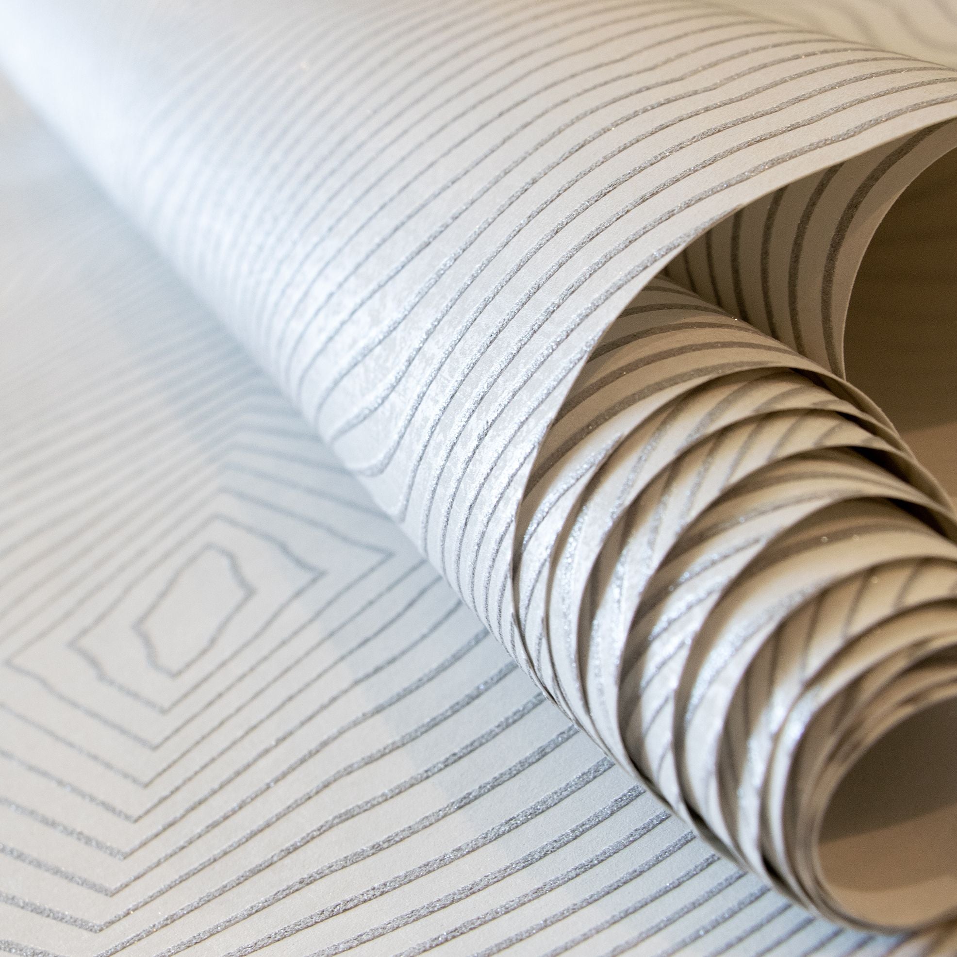 Slow Living - Flow geometric wallpaper Hohenberger    
