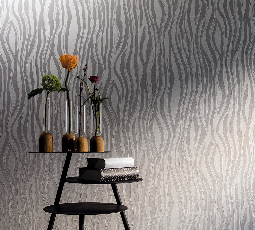 Casual - Waves damask wallpaper Marburg    
