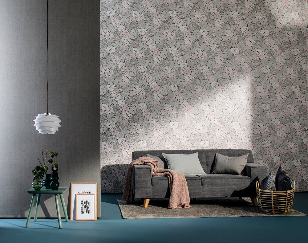 Casual - Textured Rattan Plains plain wallpaper Marburg    
