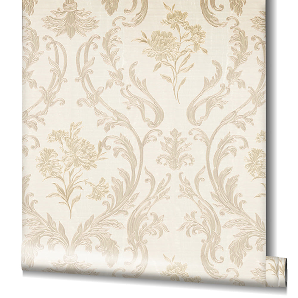 Belvedere - Floral Damask damask wallpaper Marburg    