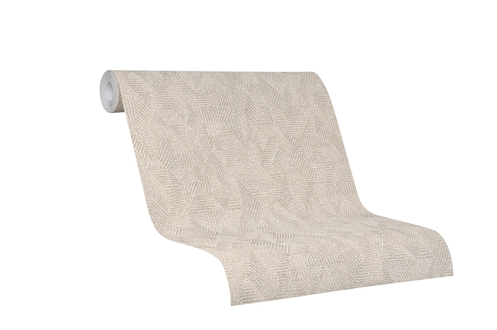 Avalon - Textured Cross Hatched Geo bold wallpaper Marburg    