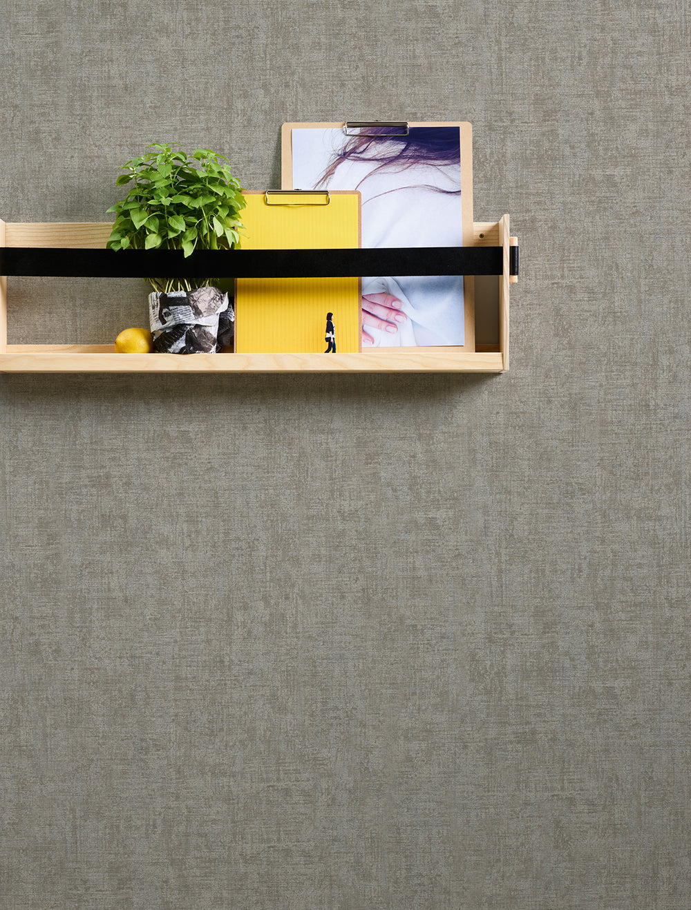 Greenery - Linen Luxe bold wallpaper AS Creation    