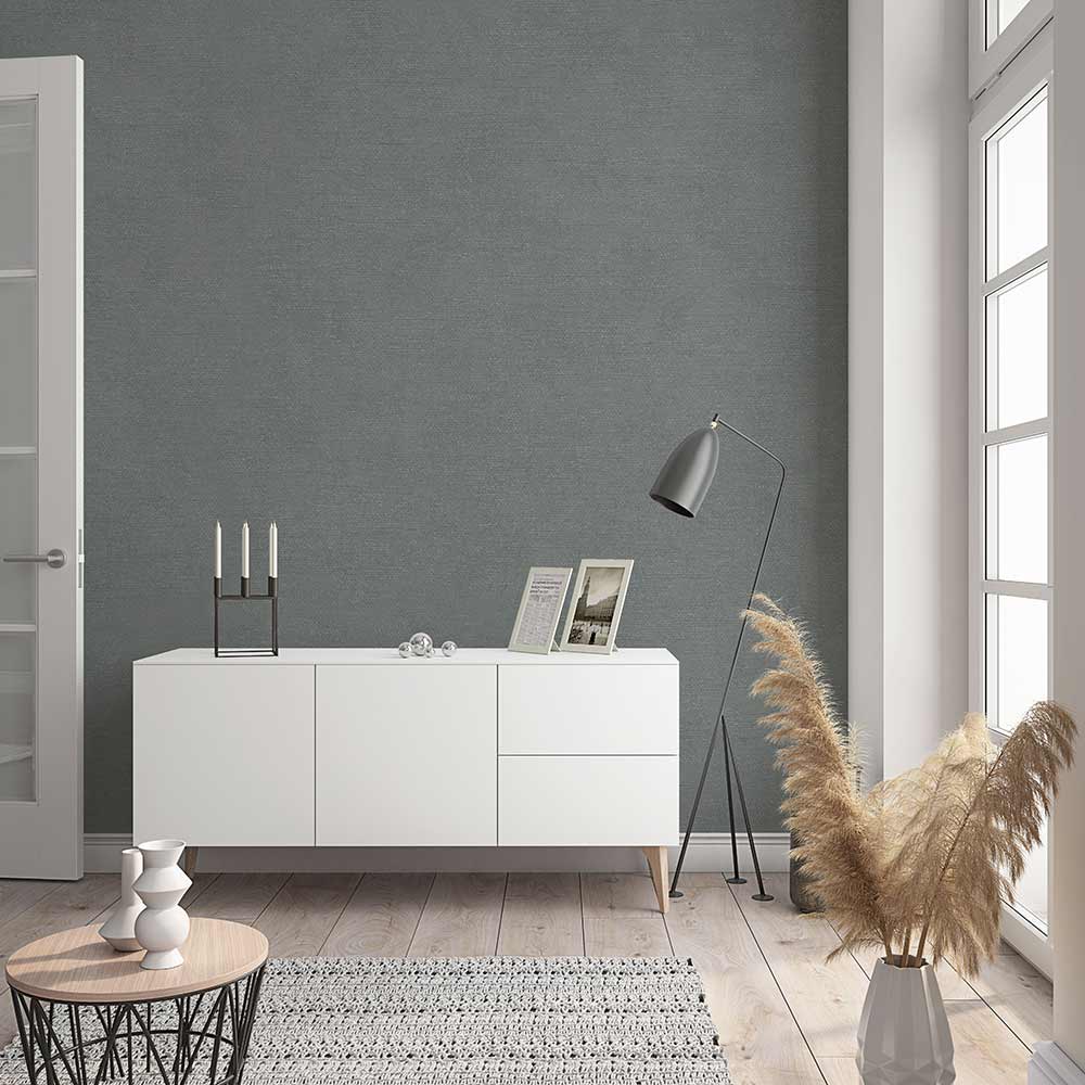 City Glam -Linen Thread Look plain wallpaper Marburg    