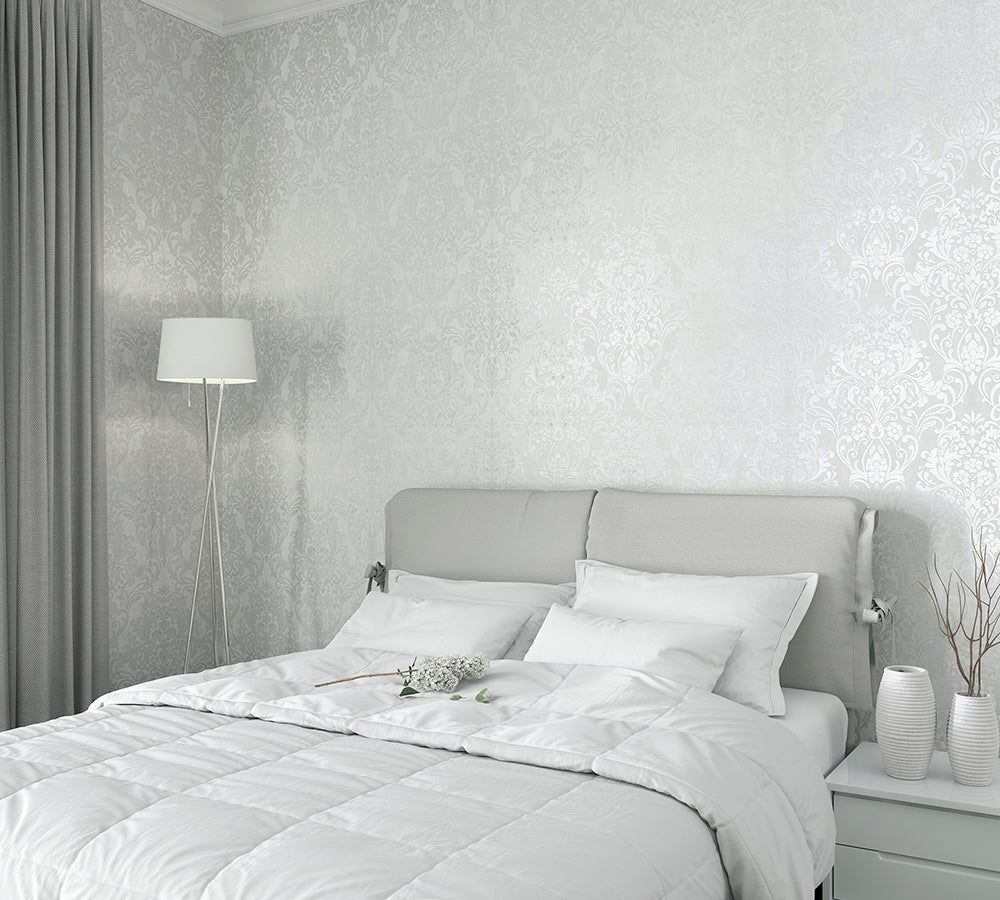 City Glam - Damask Embellish damask wallpaper Marburg    