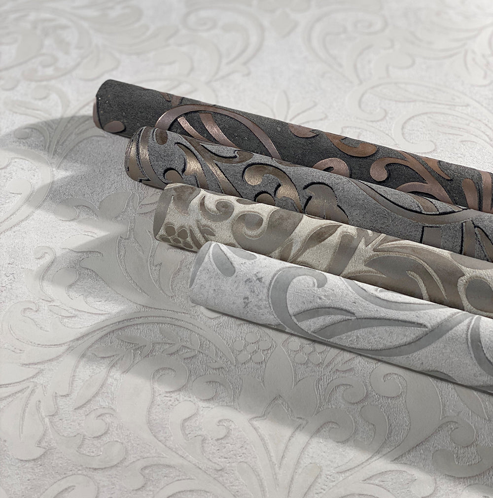 City Glam - Damask Embellish damask wallpaper Marburg    