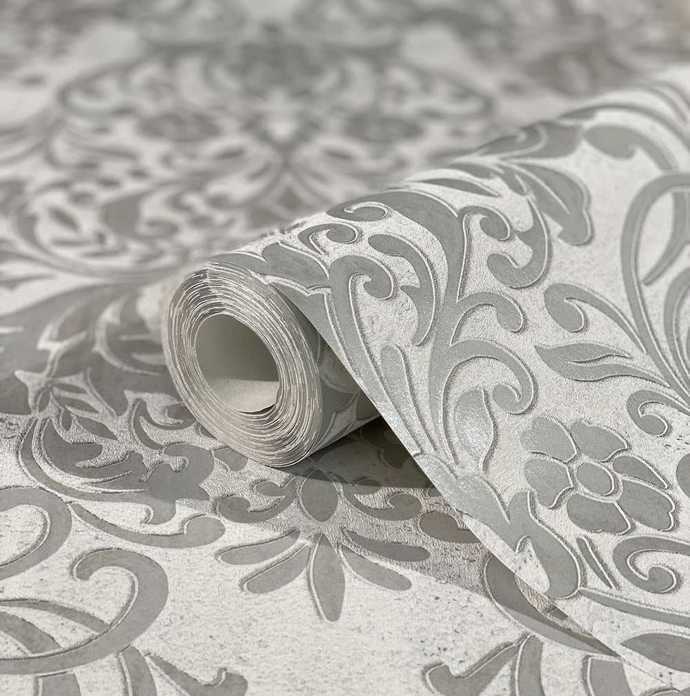 City Glam - Damask Embellish damask wallpaper Marburg    