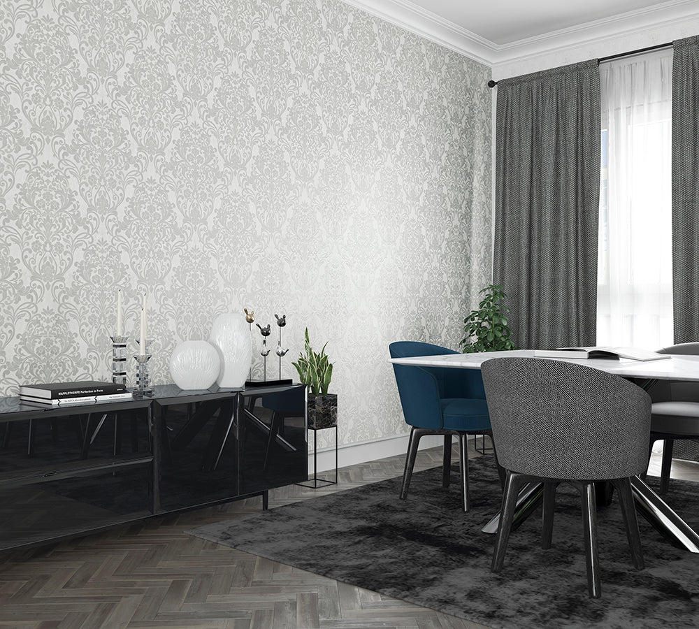 City Glam - Damask Embellish damask wallpaper Marburg    