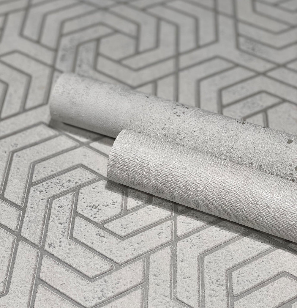 City Glam - Concrete plain wallpaper Marburg    