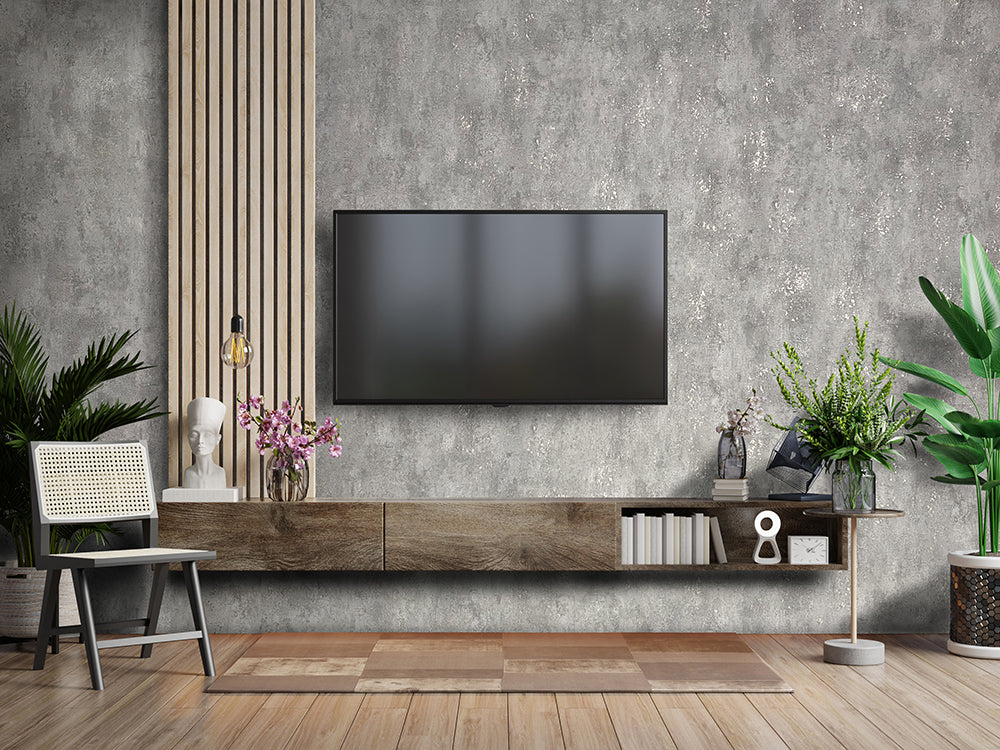City Glam - Concrete plain wallpaper Marburg    
