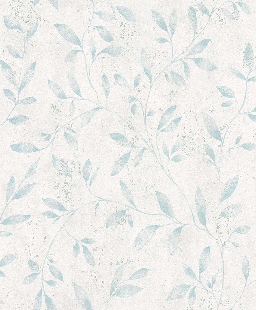 City Glam - Leaves botanical wallpaper Marburg Roll Blue  32631