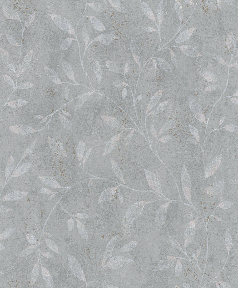 City Glam - Leaves botanical wallpaper Marburg Roll Light Grey  32634