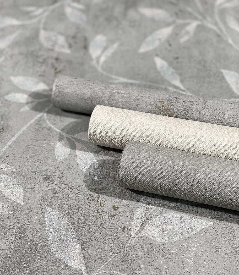 City Glam -Linen Thread Look plain wallpaper Marburg    