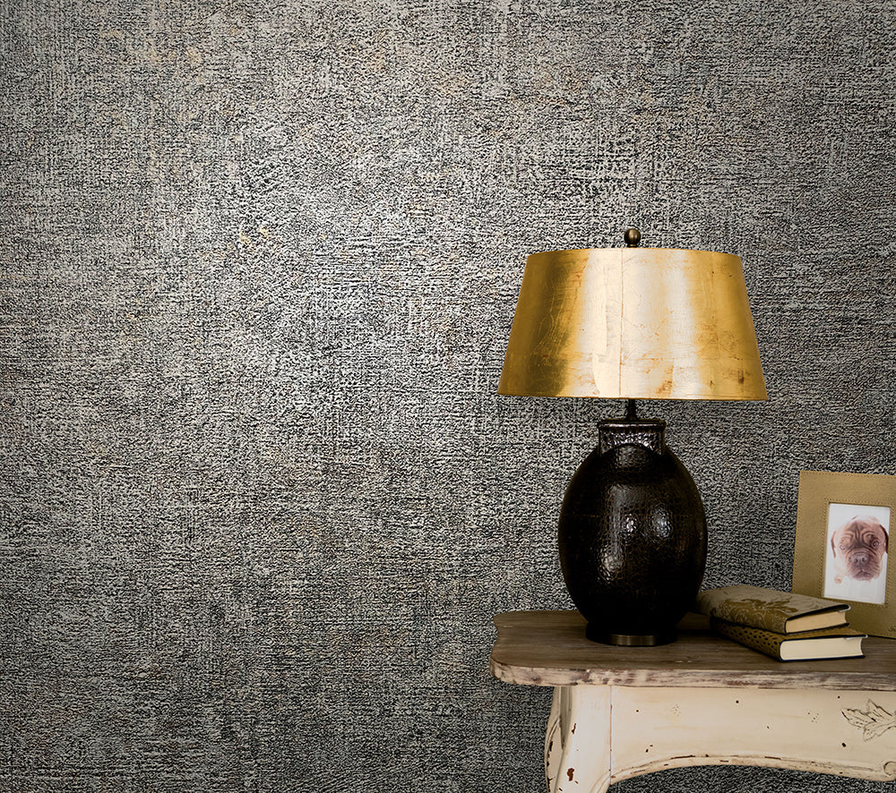 Vintage Deluxe - Concrete plain wallpaper Marburg    