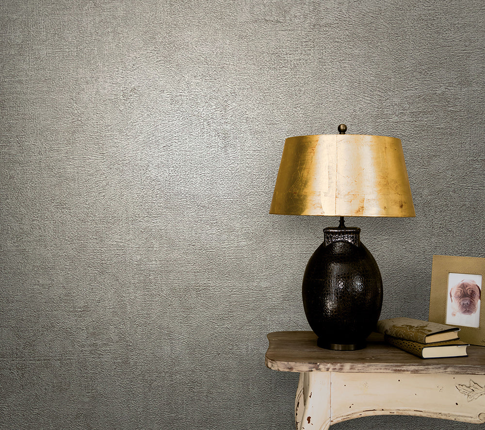 Vintage Deluxe - Concrete plain wallpaper Marburg    