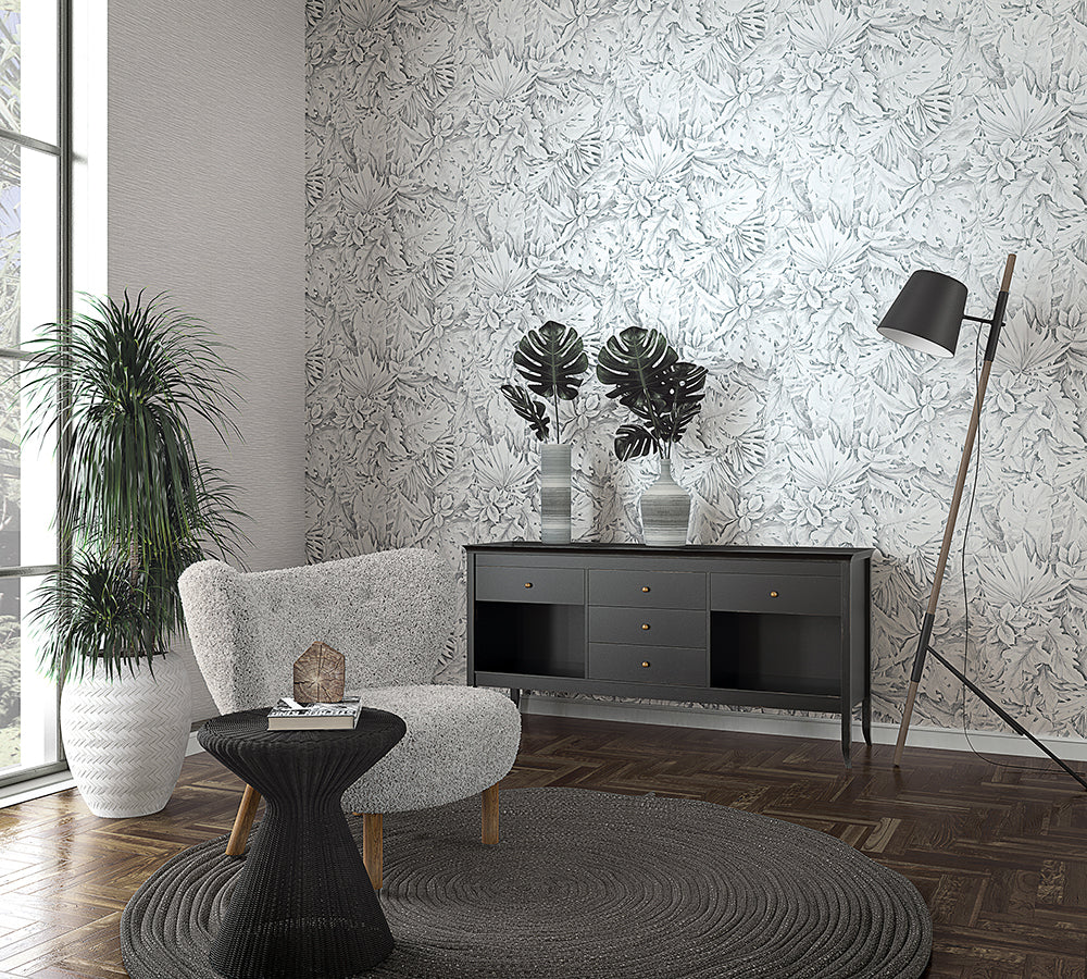 Botanica - Faux Grasscloth bold wallpaper Marburg    
