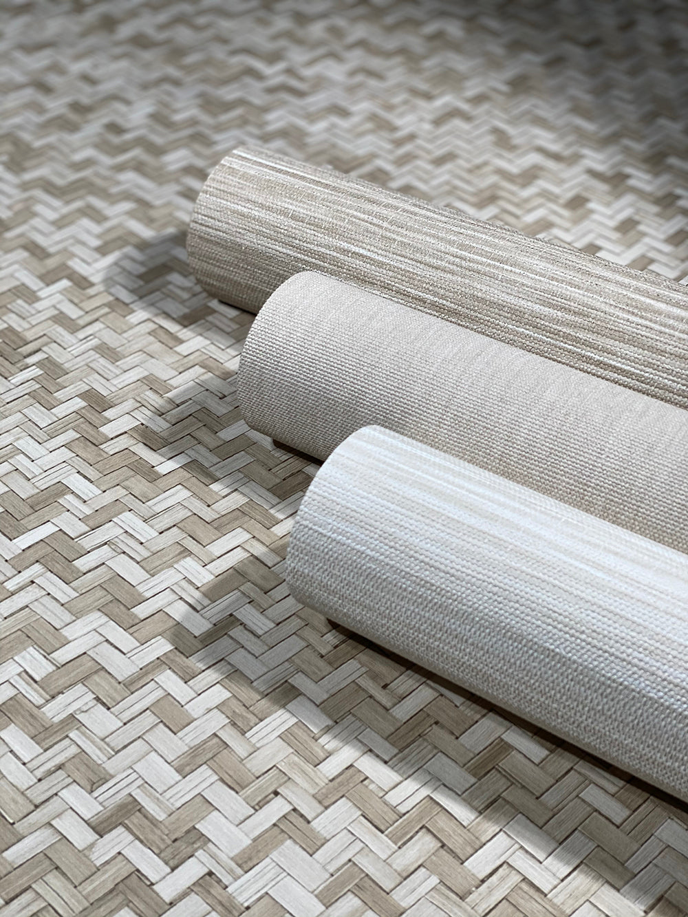 Botanica - Faux Grasscloth bold wallpaper Marburg    