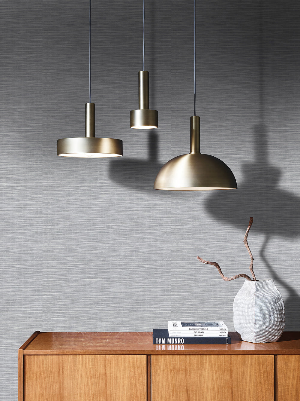 Botanica - Faux Grasscloth bold wallpaper Marburg    