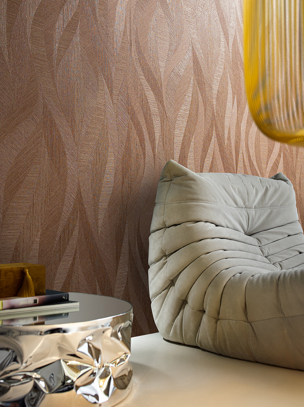 Papis Loveday - Waves textile wallpaper Marburg