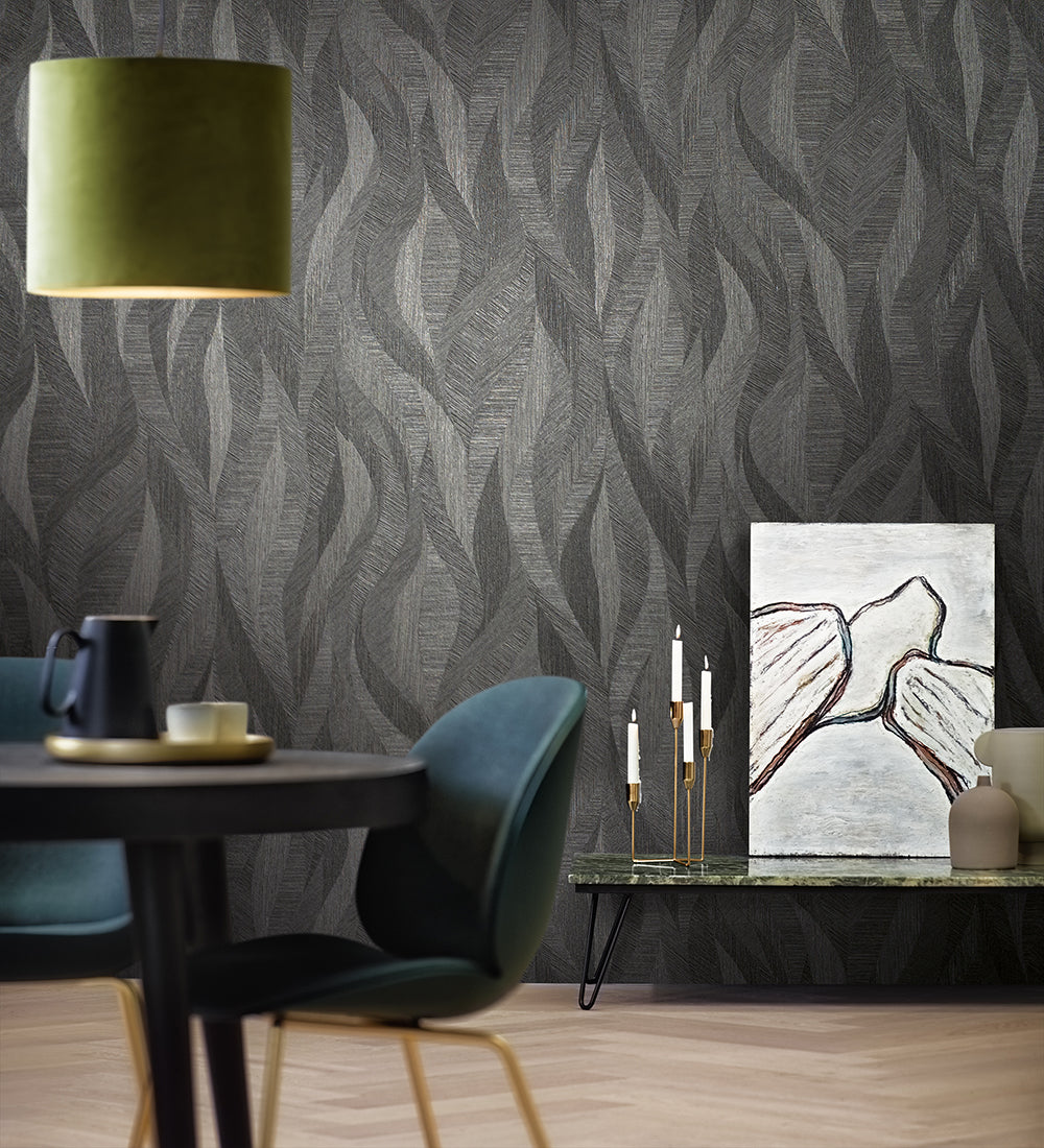 Papis Loveday - Waves textile wallpaper Marburg
