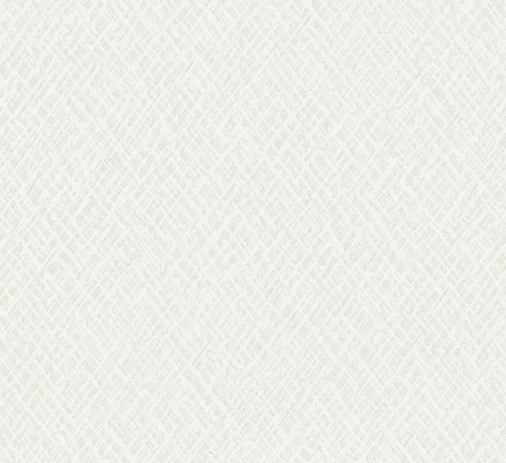 Papis Loveday - Metallic Cross Hatching industrial wallpaper Marburg Roll Cream  33717