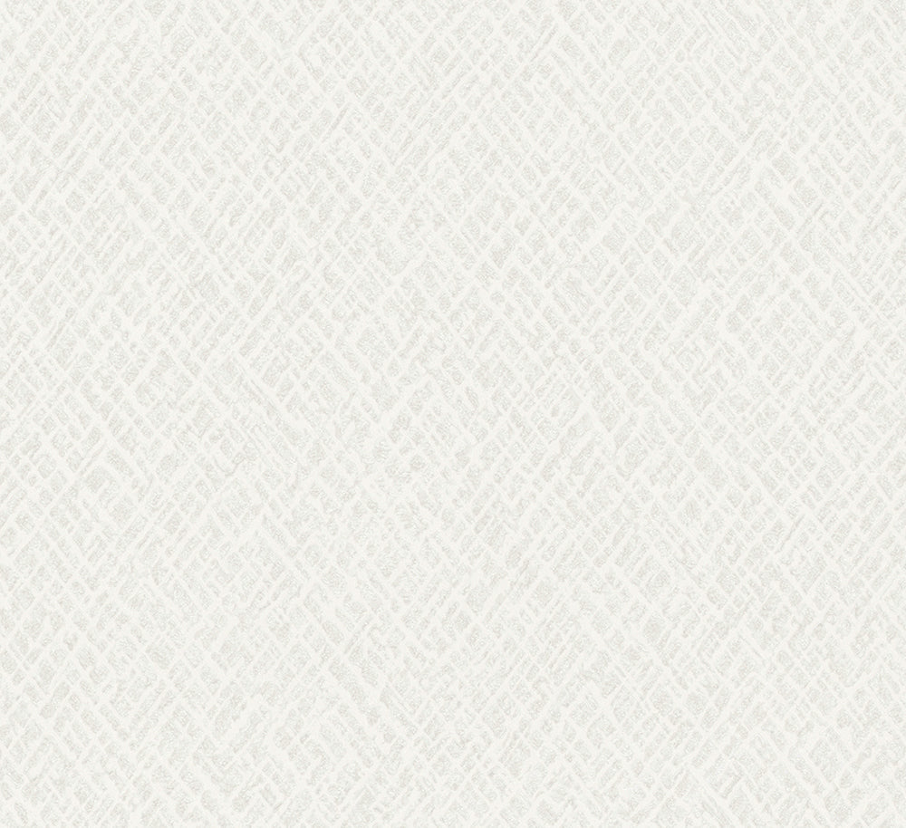 Papis Loveday - Metallic Cross Hatching industrial wallpaper Marburg Roll Cream  33717