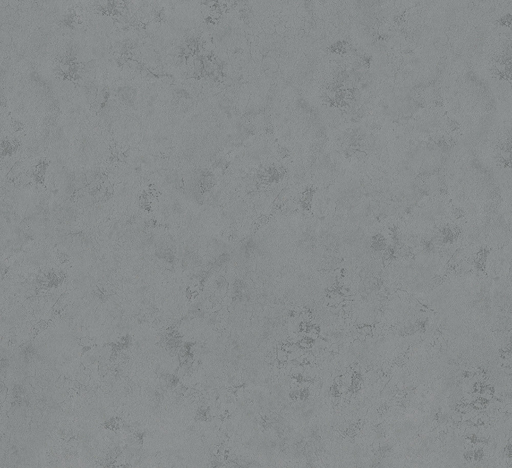 Papis Loveday - Concrete plain wallpaper Marburg Roll Dark Grey  33757