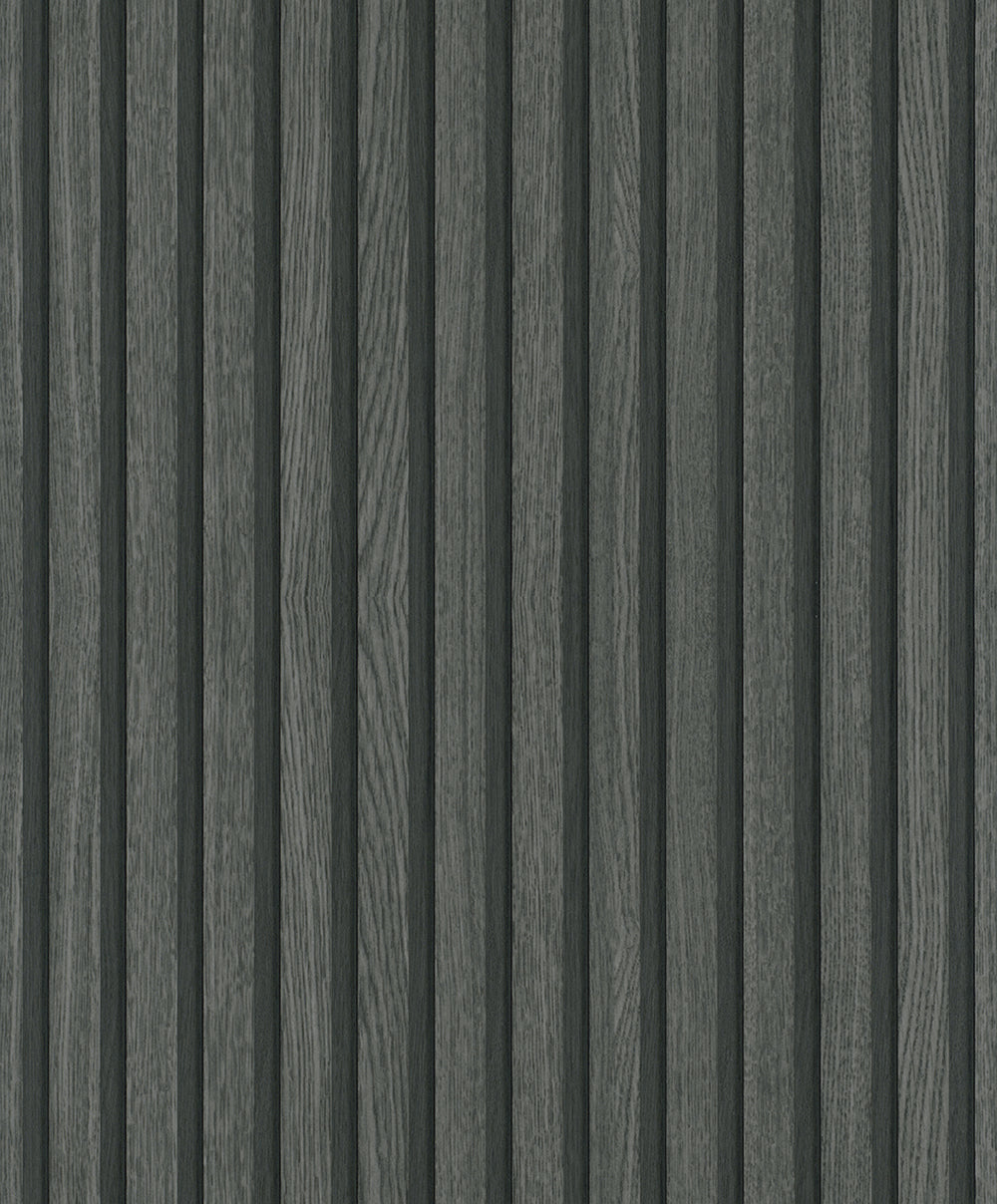 Botanica - Wood Stripe stripe wallpaper Marburg Roll Dark Grey  33961 