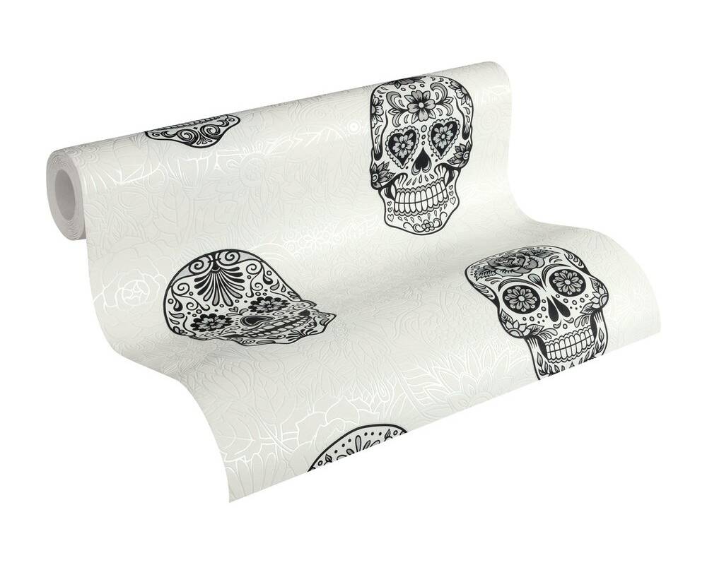 Club Tropicana - Candy Skulls kids wallpaper AS Creation    