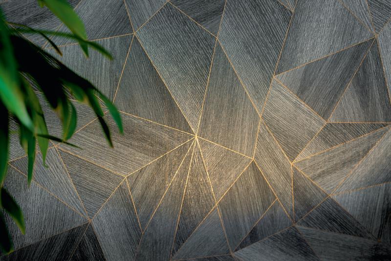 Industrial Elements - Geometric Wood industrial wallpaper AS Creation    