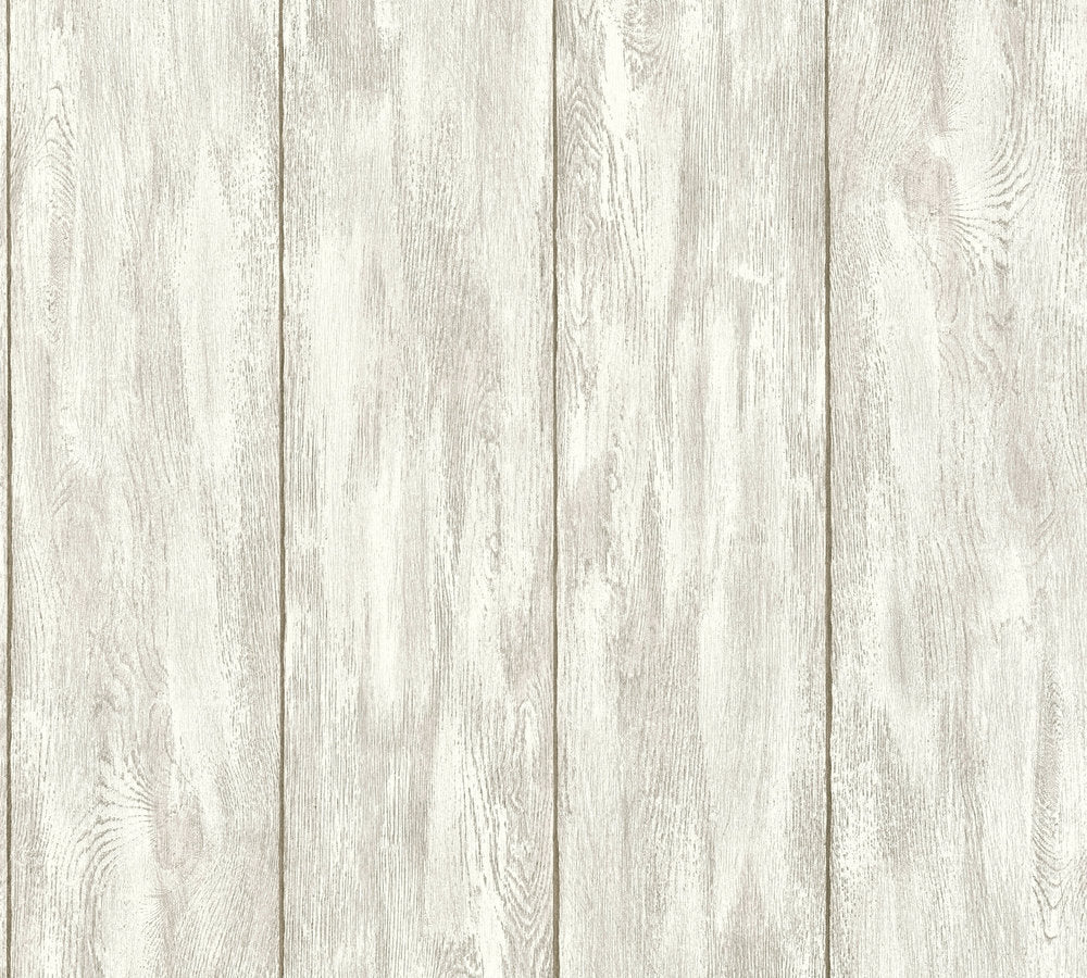 Bude 2.0 - Washed Wood industrial wallpaper AS Creation Roll Cream  361521