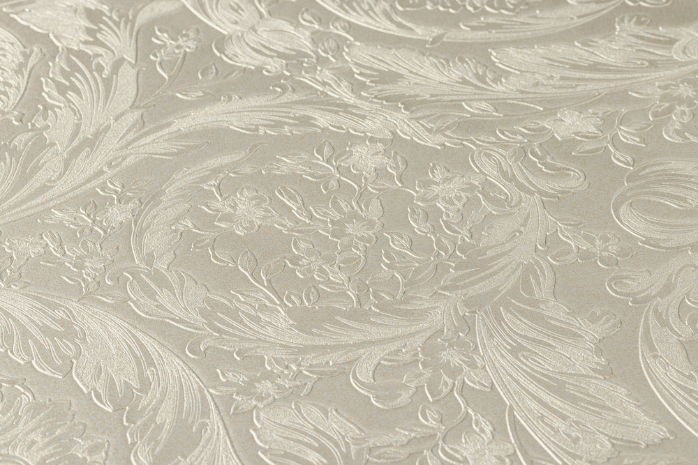Versace 4- Classic Floral Swirls designer wallpaper AS Creation    