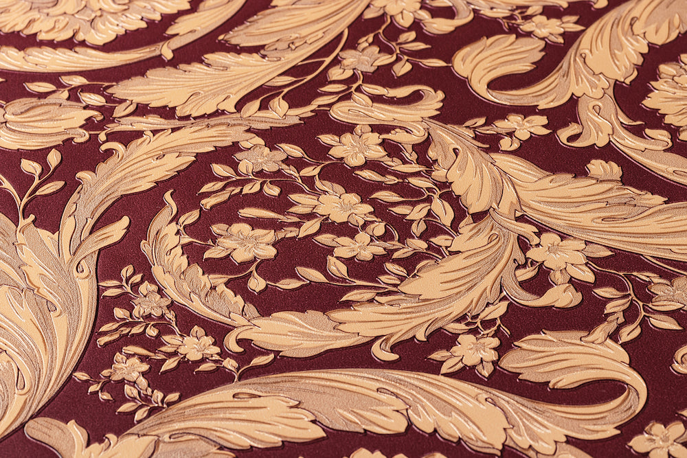 Versace 4- Classic Floral Swirls designer wallpaper AS Creation    