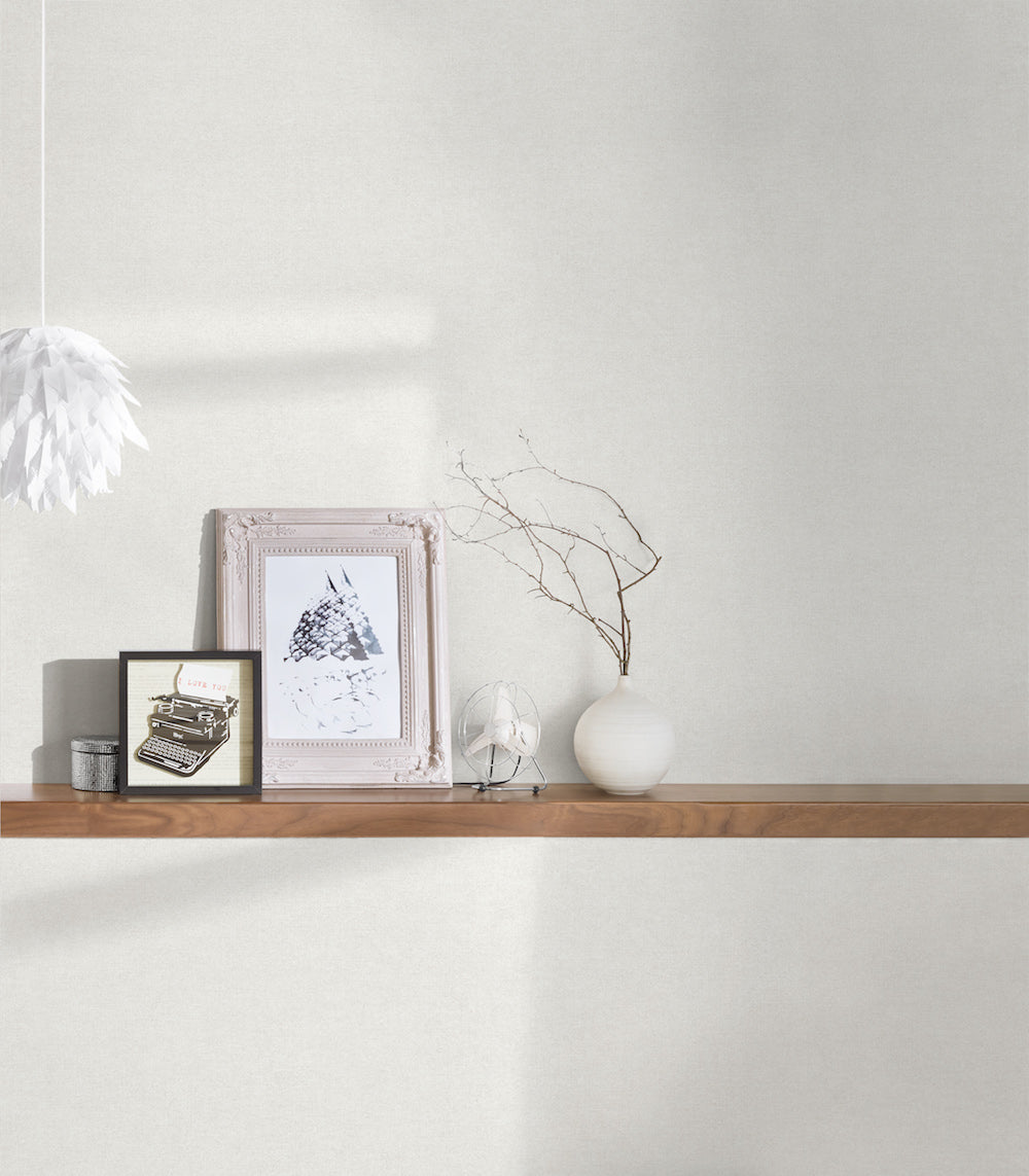 Desert Lodge - Linen Look plain wallpaper AS Creation    