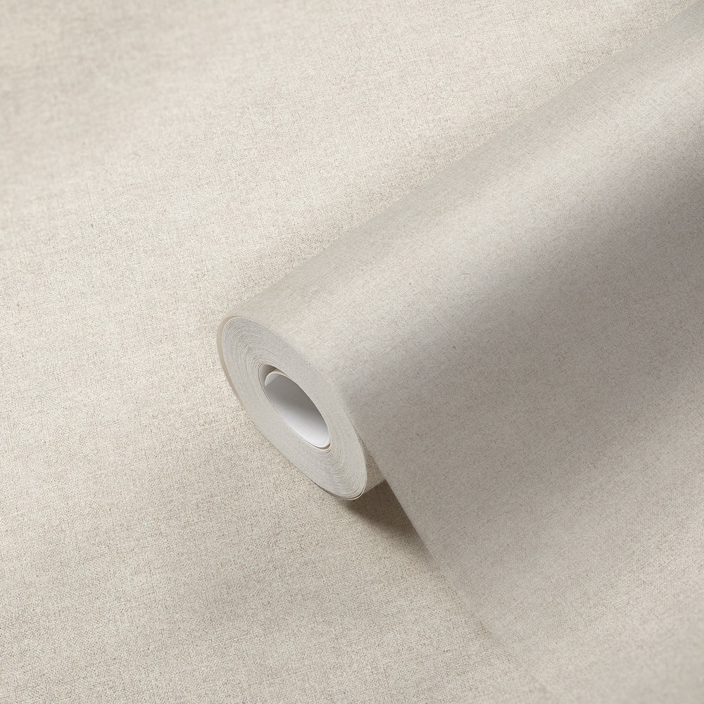 Desert Lodge - Linen Look plain wallpaper AS Creation    