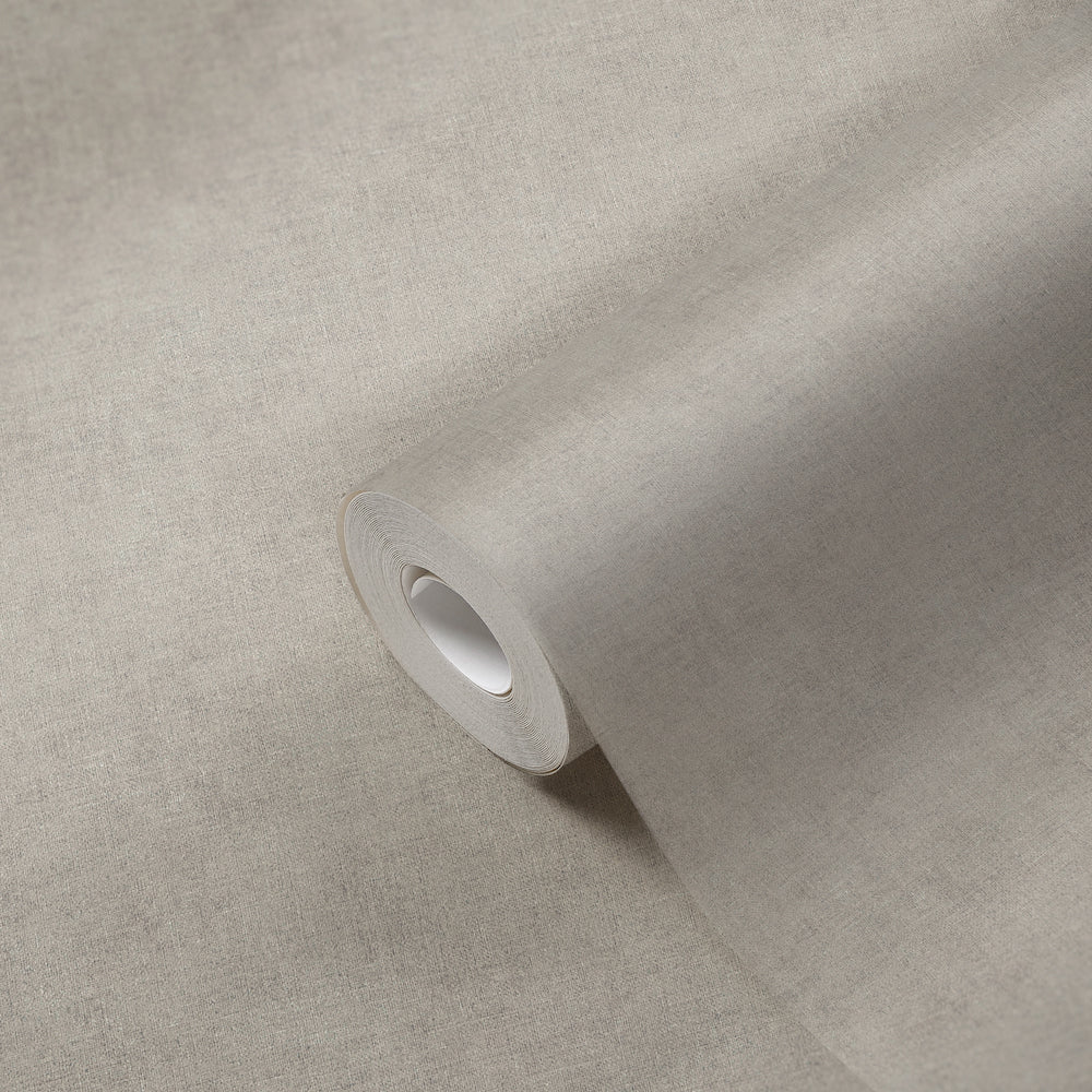 Desert Lodge - Linen Look plain wallpaper AS Creation    
