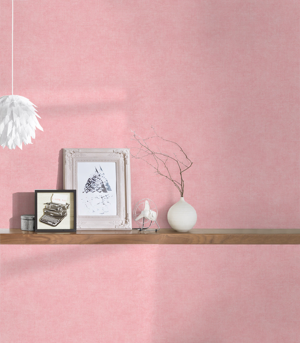Desert Lodge - Linen Look plain wallpaper AS Creation    