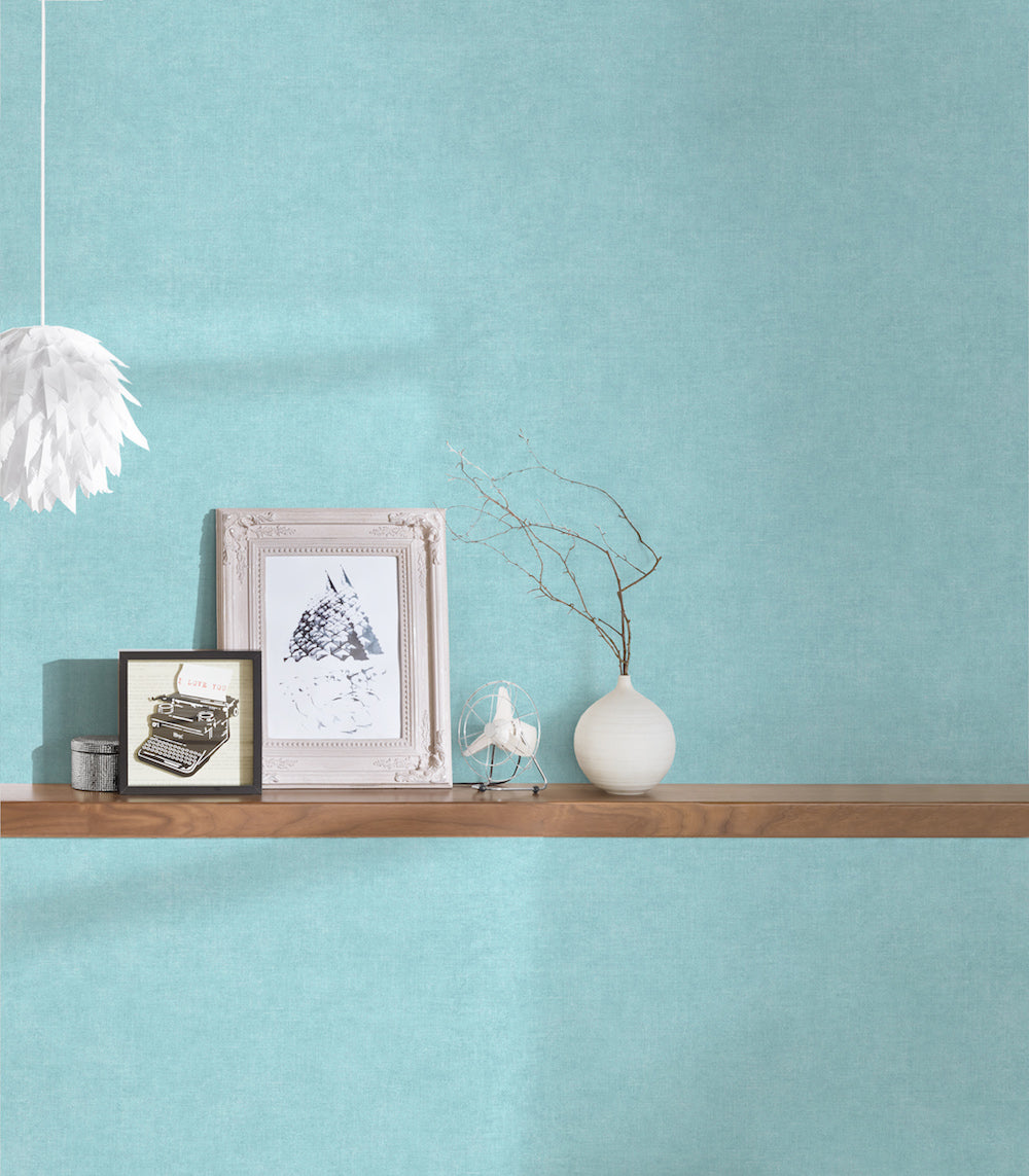 Desert Lodge - Linen Look plain wallpaper AS Creation    