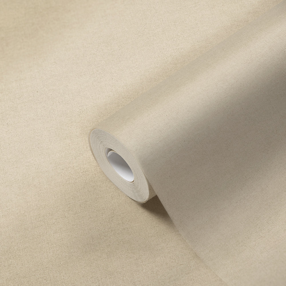 Desert Lodge - Linen Look plain wallpaper AS Creation    