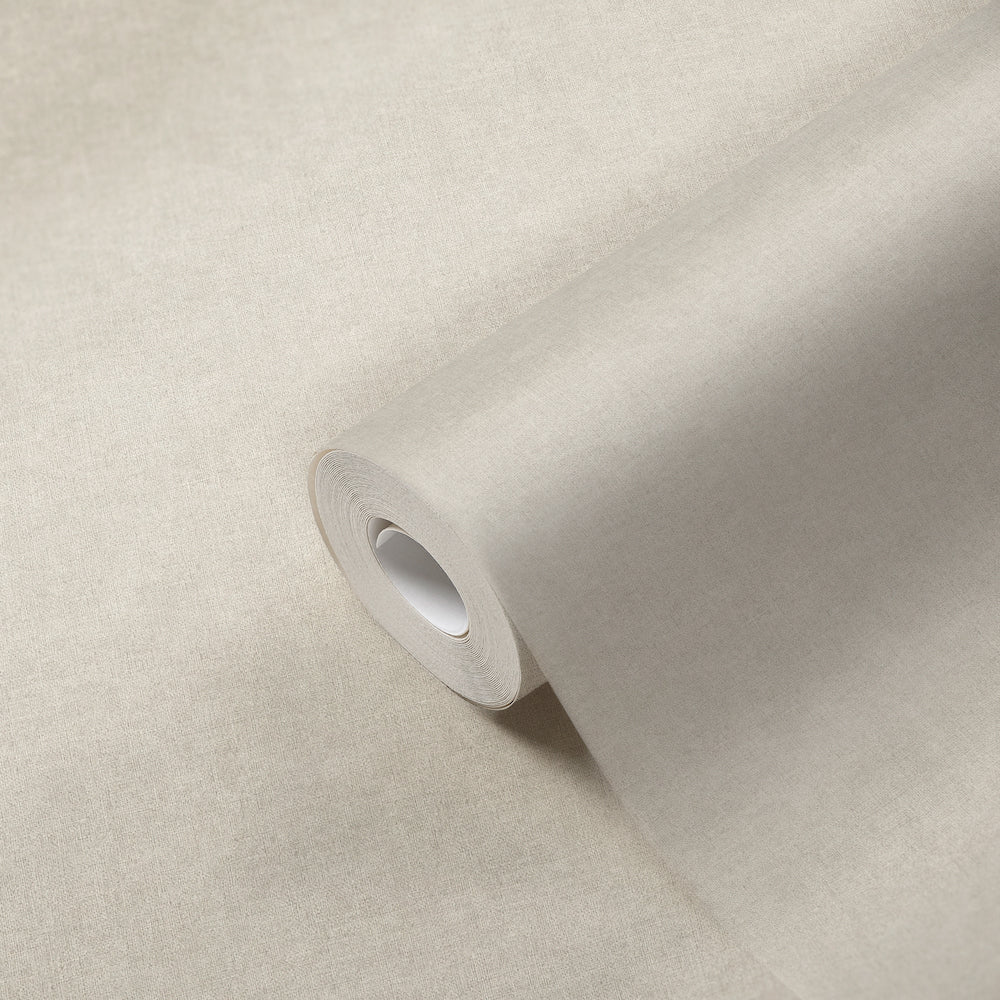 Desert Lodge - Linen Look plain wallpaper AS Creation    