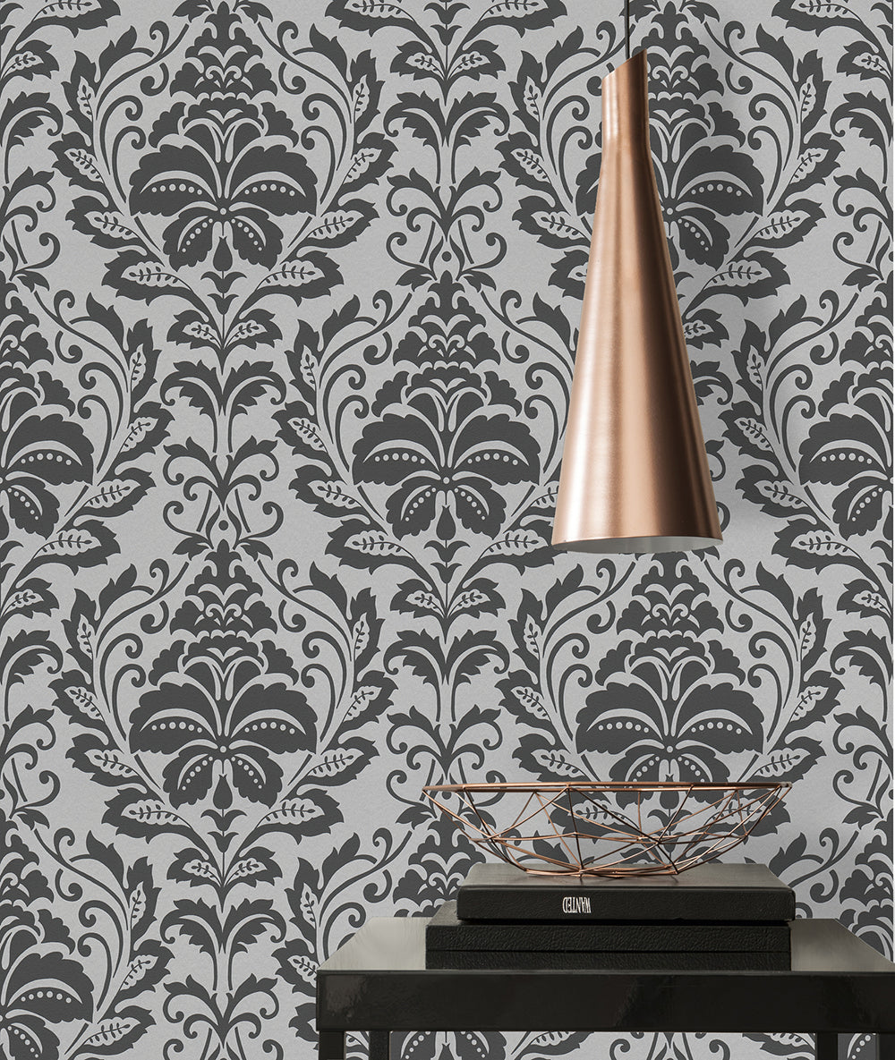 Attractive - Foil Damask damask wallpaper AS Creation    