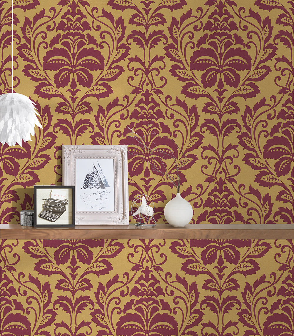 Attractive - Foil Damask damask wallpaper AS Creation    