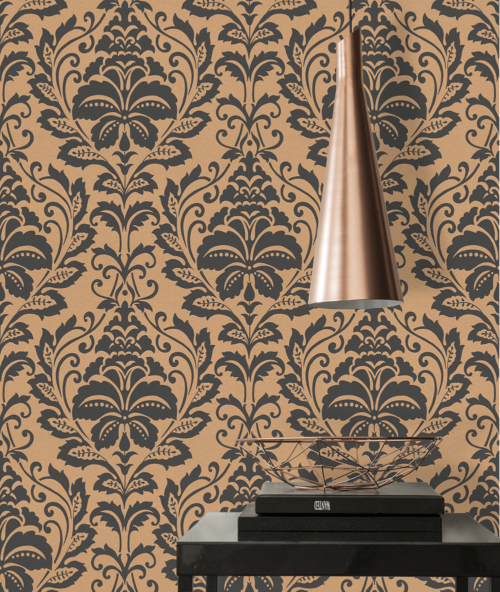 Attractive - Foil Damask damask wallpaper AS Creation    