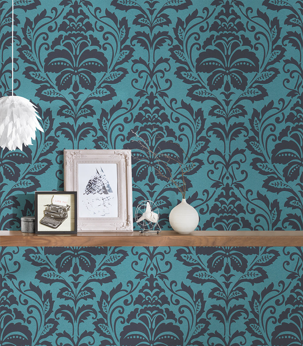 Attractive - Foil Damask damask wallpaper AS Creation    