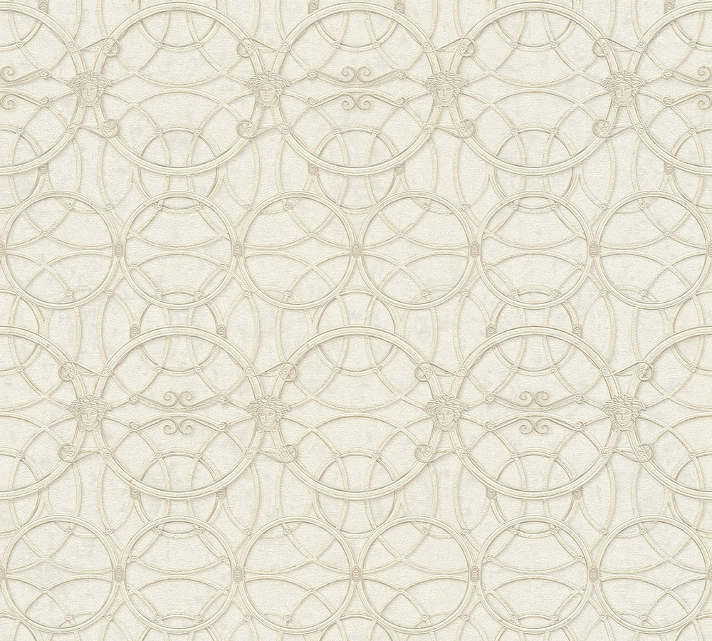 Versace 4 designer wallpaper AS Creation Roll Cream  370493