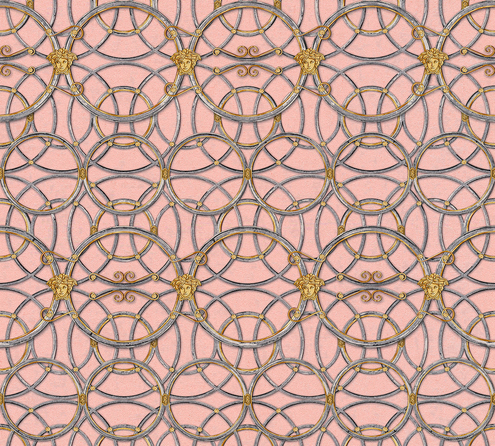 Versace 4 designer wallpaper AS Creation Roll Pink  370496
